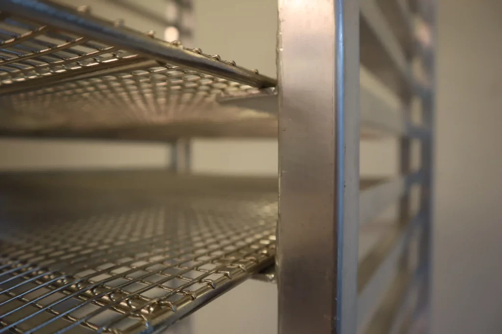 wire grid baker rack close up | Schaumburg Specialties