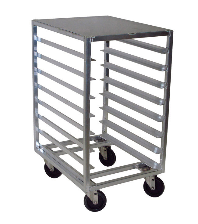 Restaurant Shelving How To Use Commercial Kitchen Racks Effectively   1aluminum 7 Shelf Half Rack 