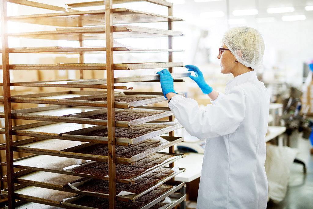 Clean Commercial Bakery Oven Racks