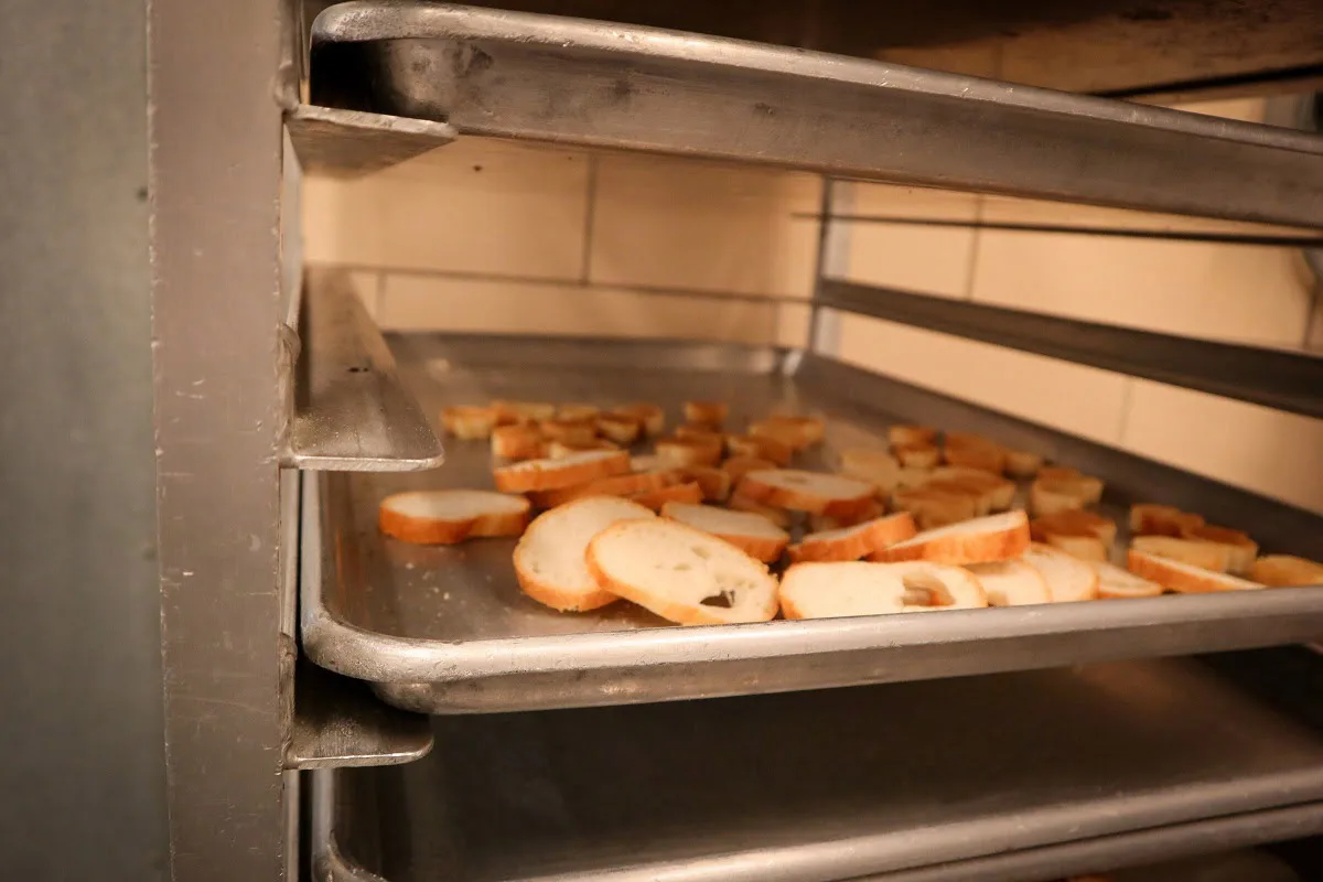 Break in stainless steel over rack