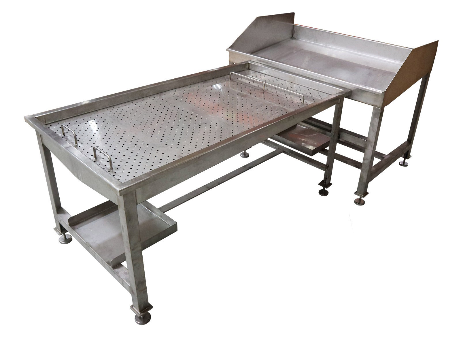 Processing table for commercial kitchen
