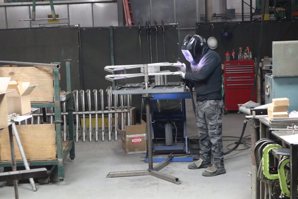 Fabricating metal tree racks