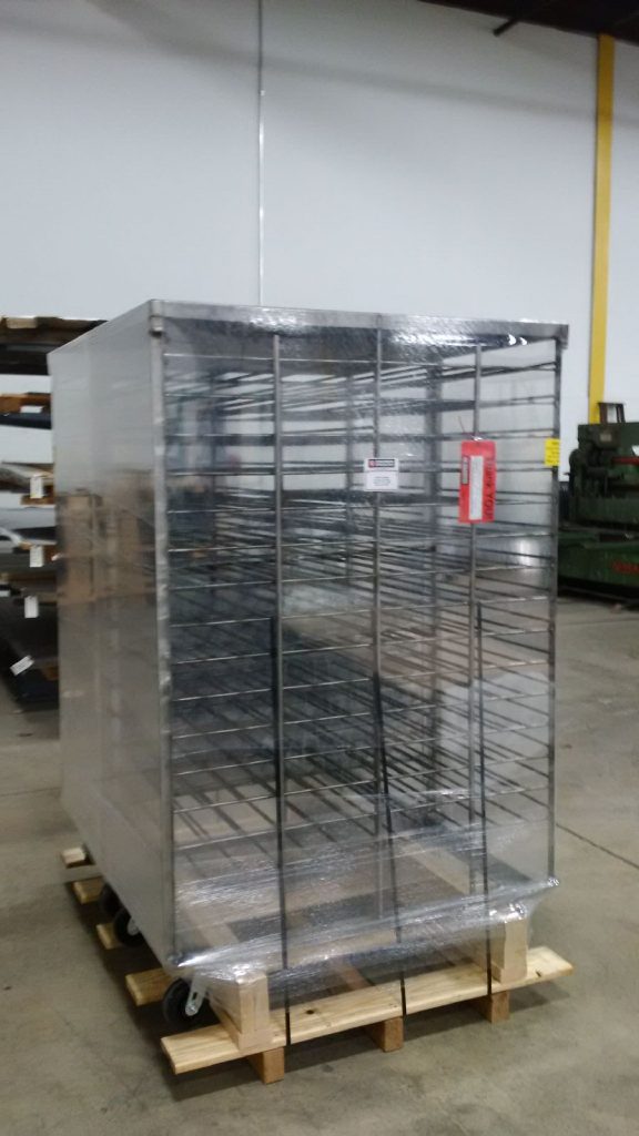 Custom Built Offload Racks for Food Company | Schaumburg Specialties