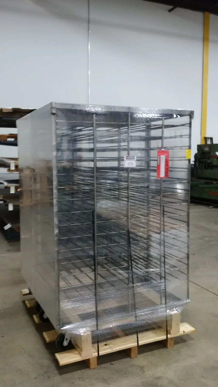Sheet pan racks ready to be shipped