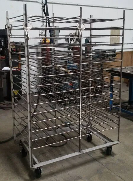 custom built offload rack
