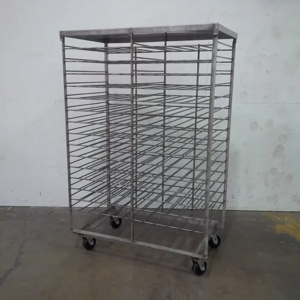 custom offload rack for food production