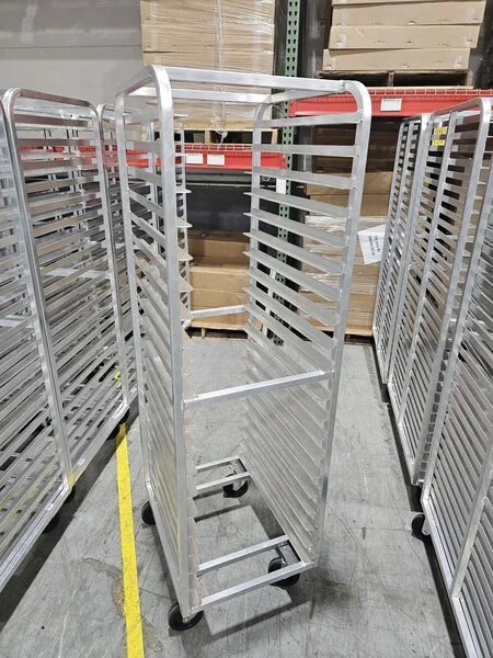 aluminum pan rack