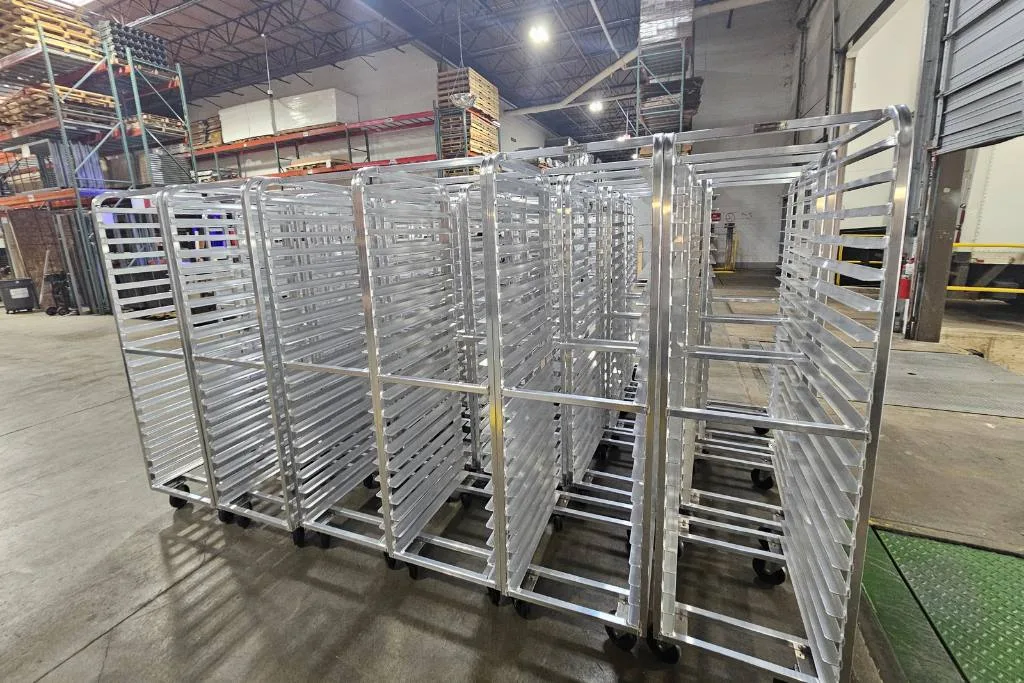 stainless steel pan racks