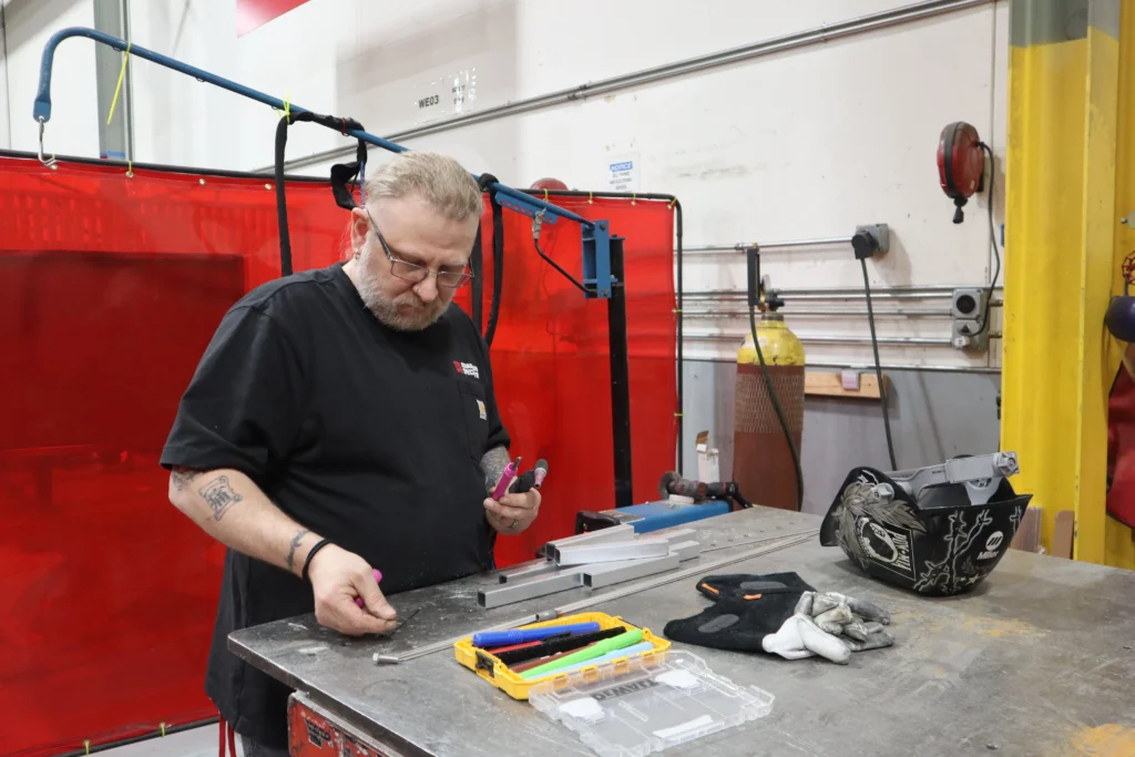 Dave Bilby Welder at work part 1 | Schaumburg Specialties