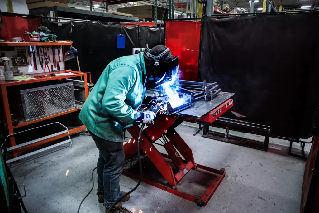 Welder at work | Schaumburg Specialties