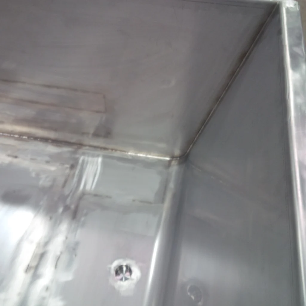 Adding sanitary port to dough troughs part1 | Schaumburg Specialties