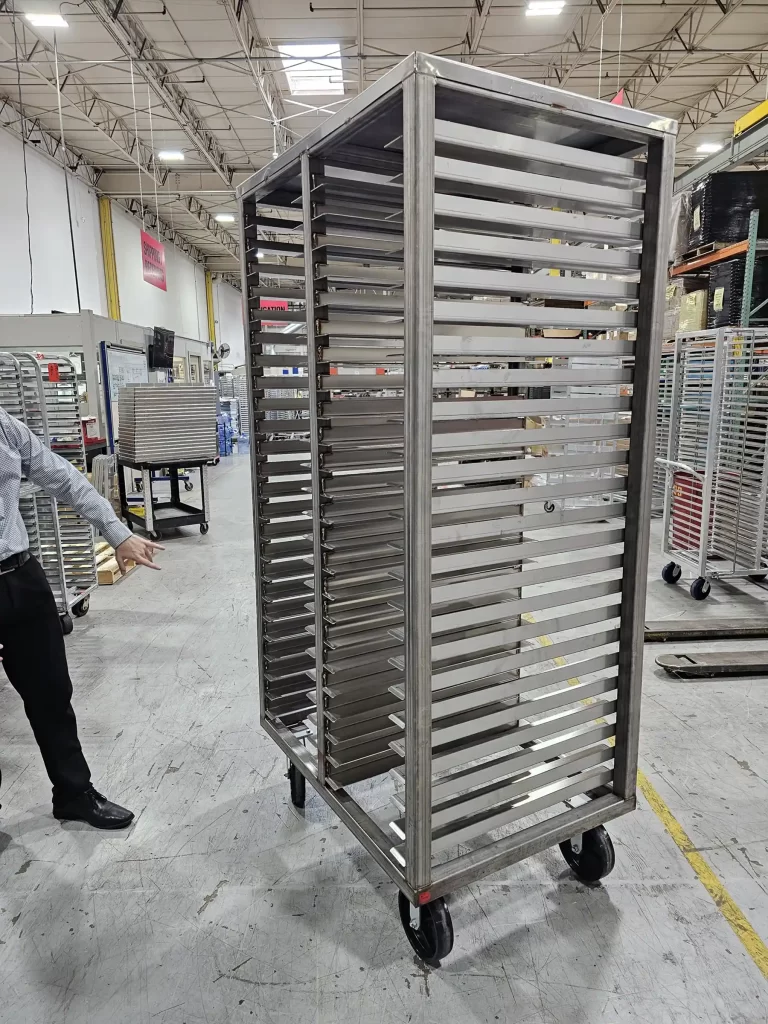 Double Bay Stainless Bakery Rack part 1