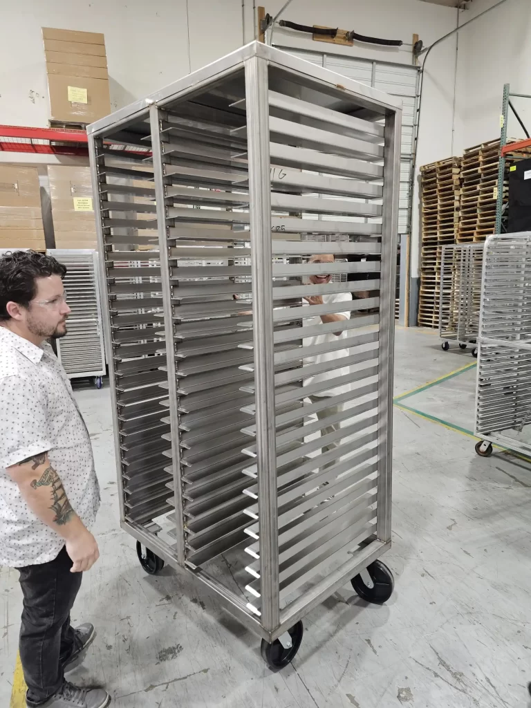 Double Bay Stainless Bakery Rack part 2