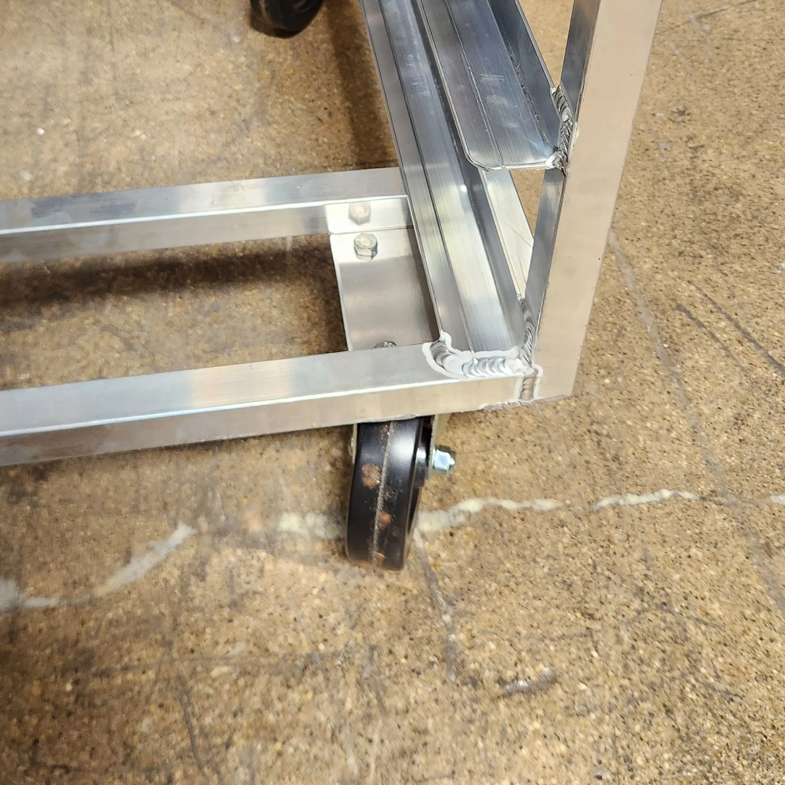 12 tier aluminum pan rack