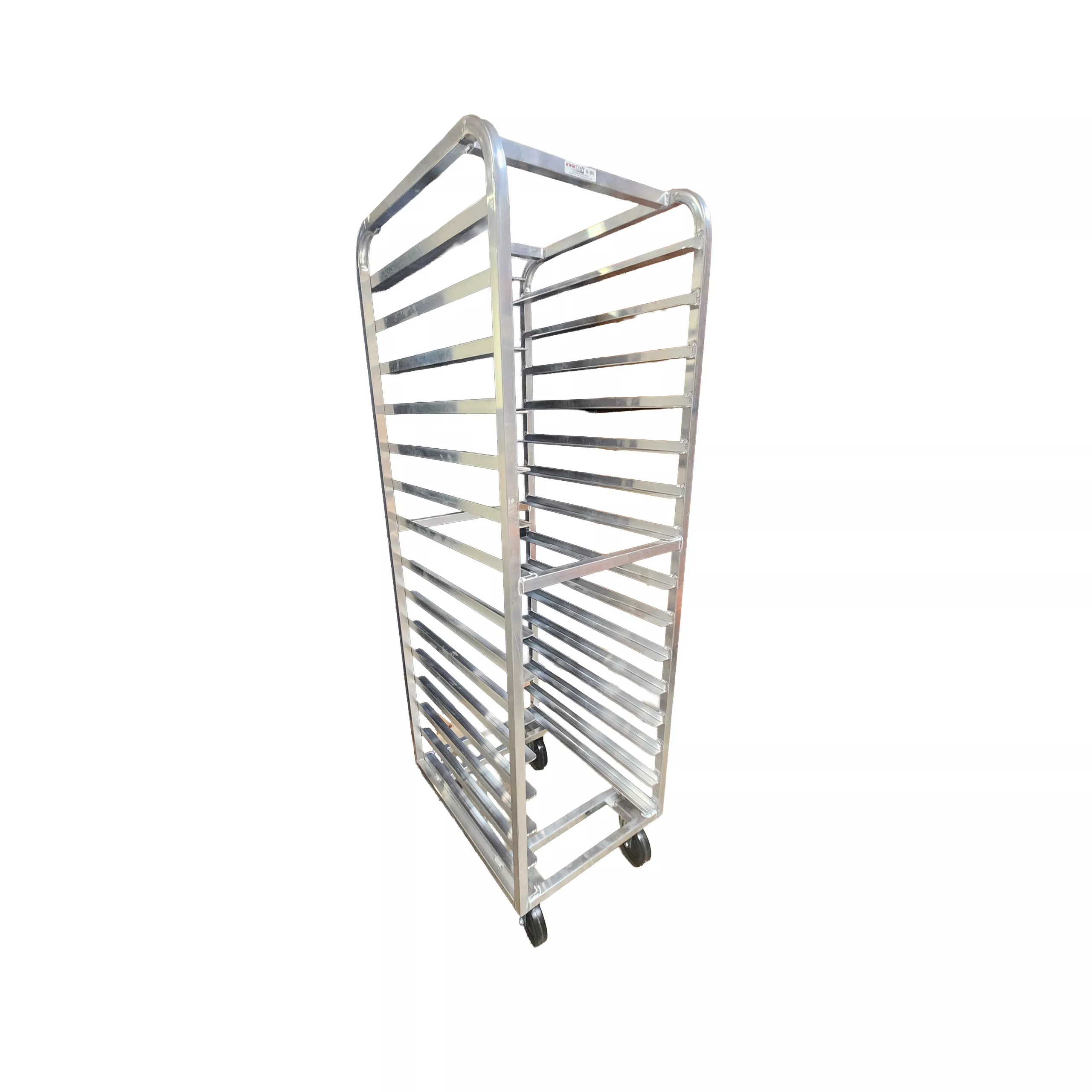 15 tier aluminum pan rack