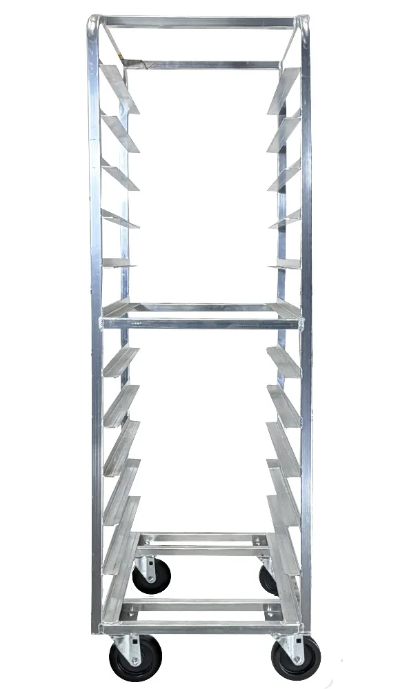 12 tier aluminum pan rack