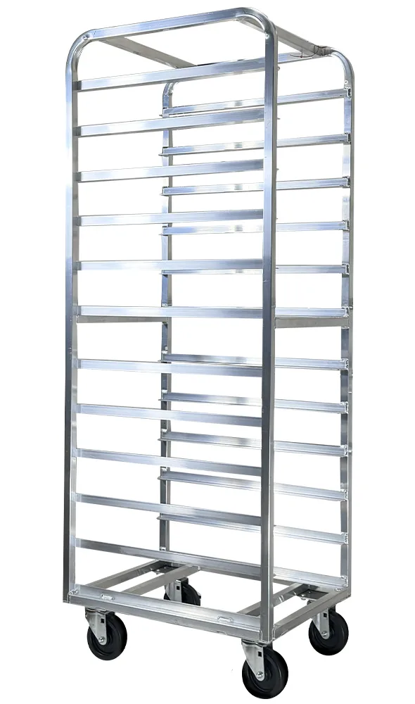 12 tier aluminum pan rack