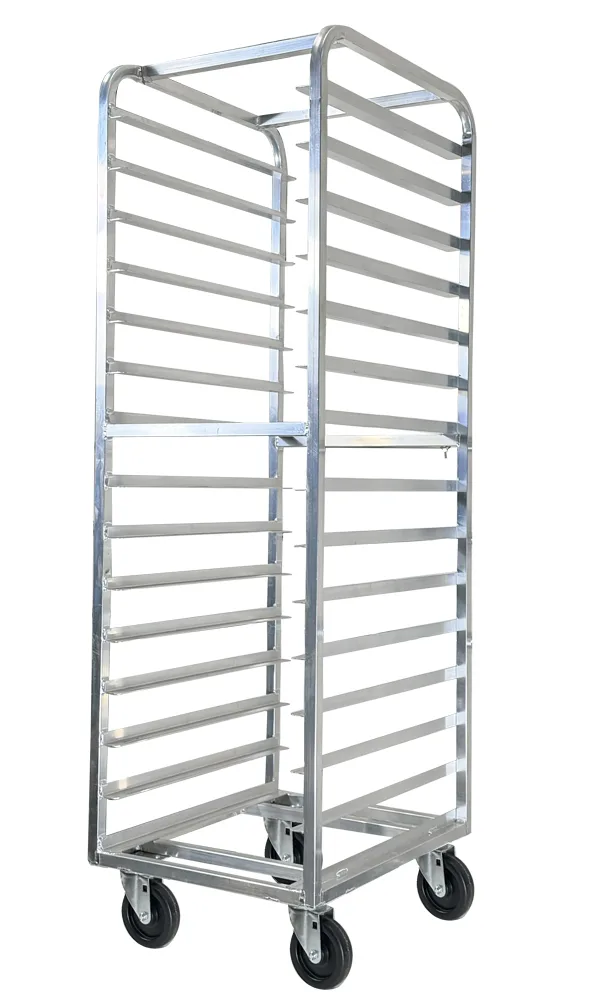 15 tier aluminum pan rack