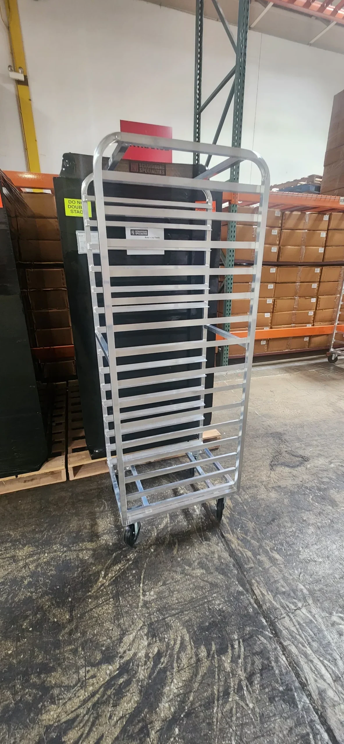 15 tier aluminum pan rack