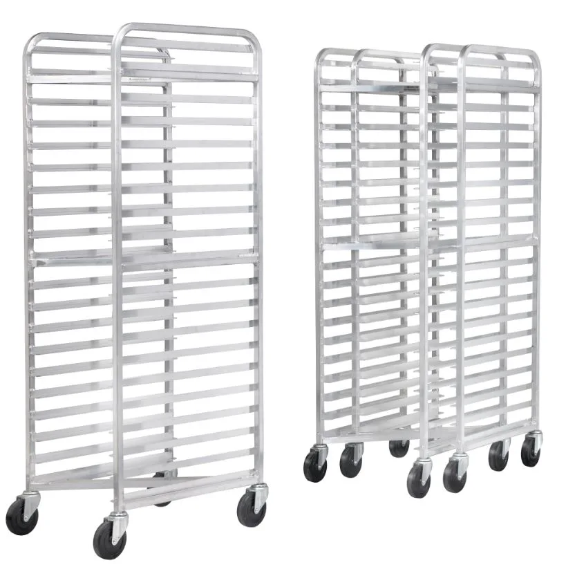 Aluminum Single Nesting Pan Rack | Single Configurations | One 18" x 26" Pan per Level | 20½" x 26" x 69" | ARSN | Schaumburg Specialties