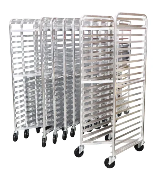 Aluminum Single Nesting Pan Rack | Single Configurations | One 18" x 26" Pan per Level | 20½" x 26" x 69" | ARSN | Schaumburg Specialties